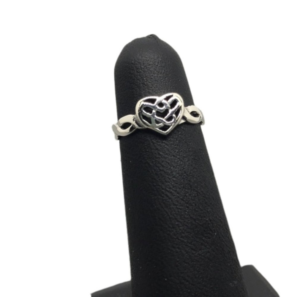 NWT-Sterling Silver (925) Celtic Heart Toe Ring